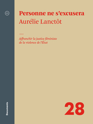 cover image of Personne ne s'excusera